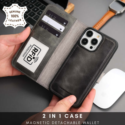 Casper iPhone 16 Pro Max Leather Wallet Case | MagSafe-8