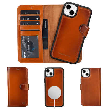 Casper iPhone 14 Series Detachable Leather Wallet Case-12