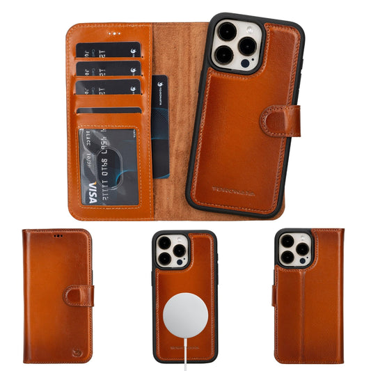 Casper iPhone 14 Series Detachable Leather Wallet Case-0