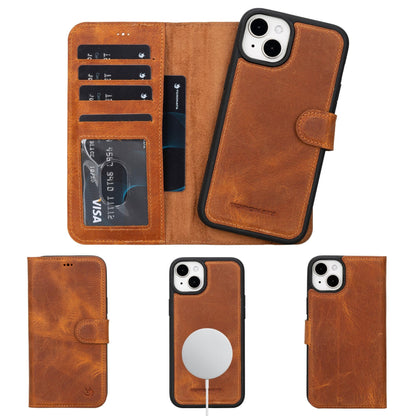 Casper iPhone 14 Series Detachable Leather Wallet Case-15