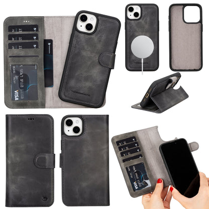 Casper Leather iPhone 15 Plus Wallet Case | MagSafe-8