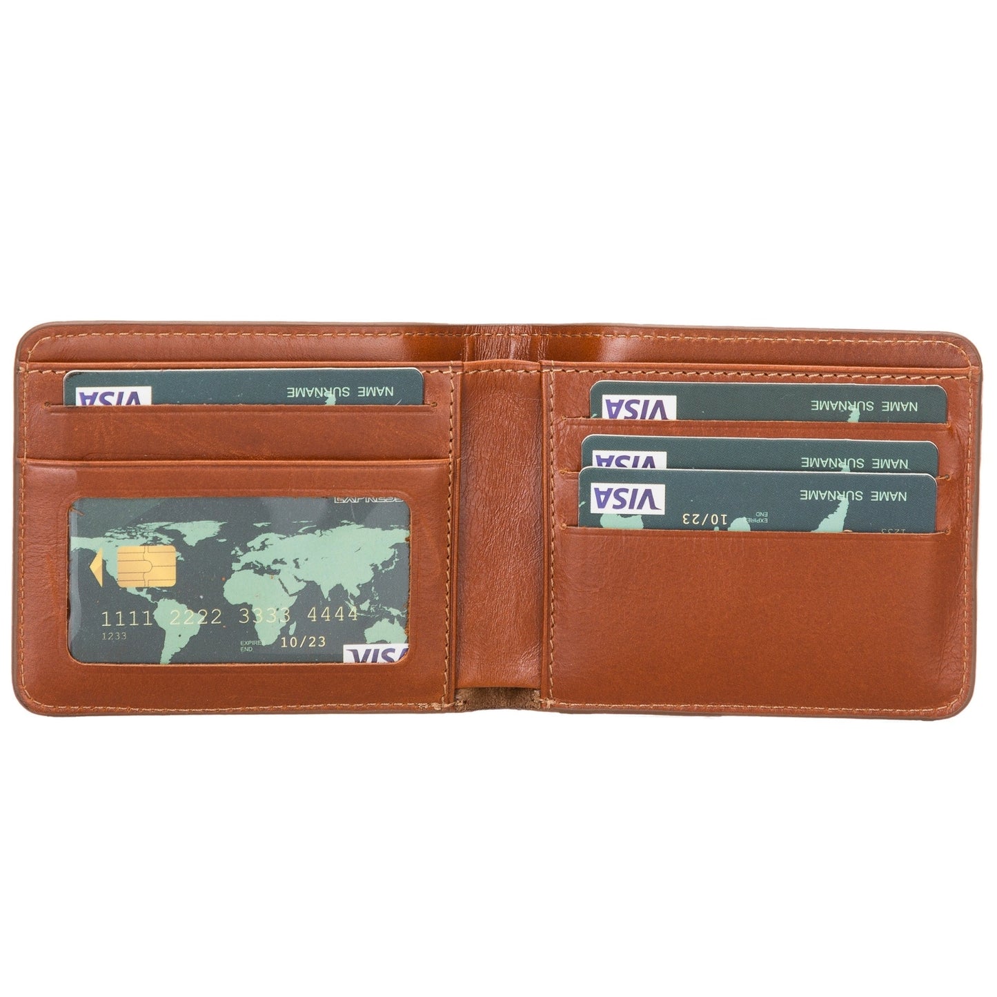 Arvada Handmade Bifold Leather Men Wallet-4