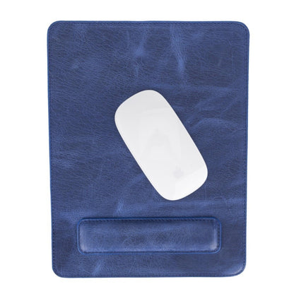 Boulder Full-Grain Leather Mouse Pad with Hand Support-6