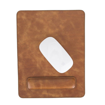 Boulder Full-Grain Leather Mouse Pad with Hand Support-8