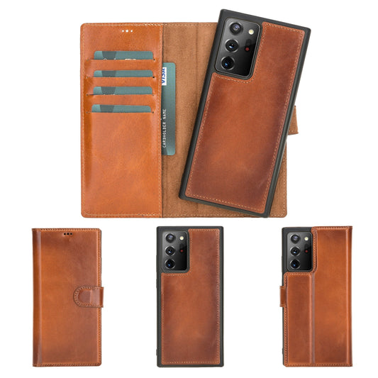 Buffalo Leather Samsung Galaxy Note 20 Ultra Wallet with Detachable Case-0