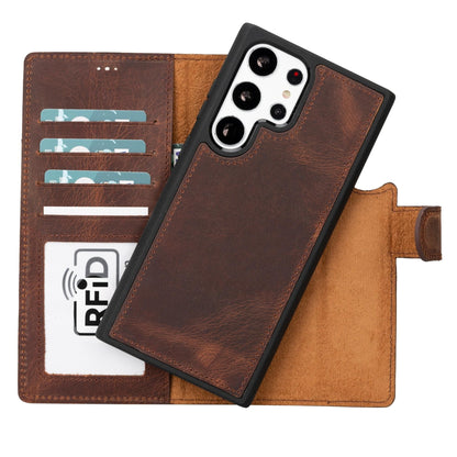 Buffalo Samsung Galaxy S23 Series Detachable Leather Wallet Case-5