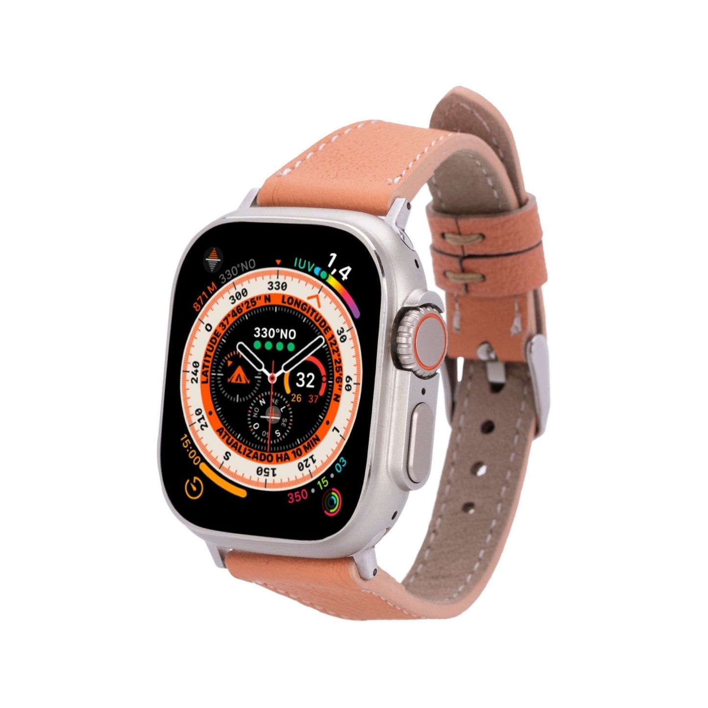 Buford Slim Leather Bands for Apple Watch 9, Ultra 2 & SE-10