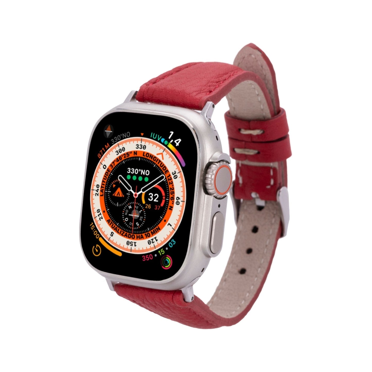 Buford Slim Leather Bands for Apple Watch 9, Ultra 2 & SE-14