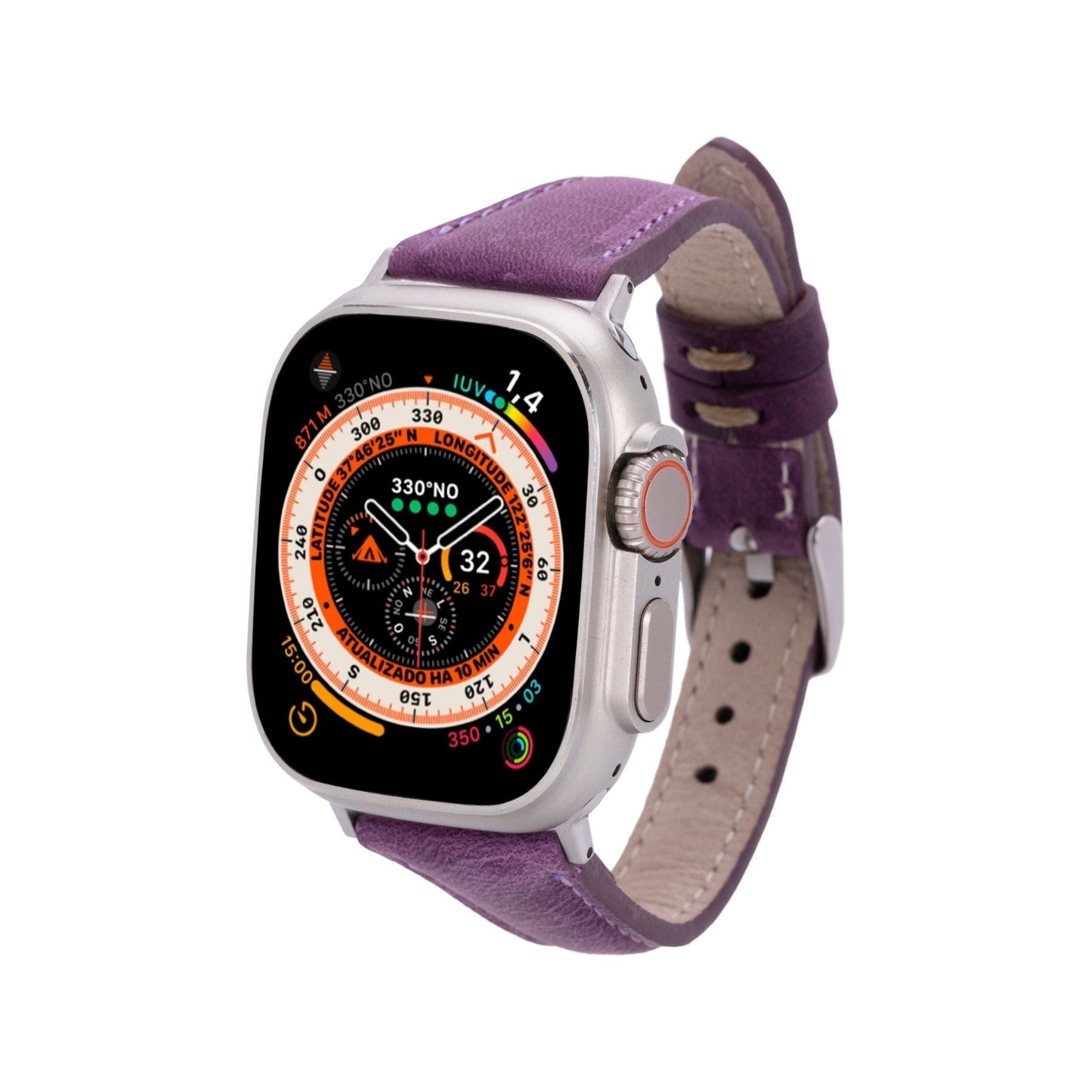 Buford Slim Leather Bands for Apple Watch 9, Ultra 2 & SE-7