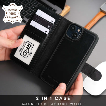 Casper iPhone 16 Leather Wallet Case | MagSafe-6