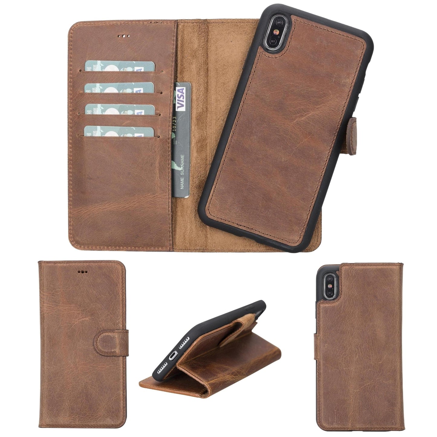 Casper iPhone XS Max Leather Wallet Case-9