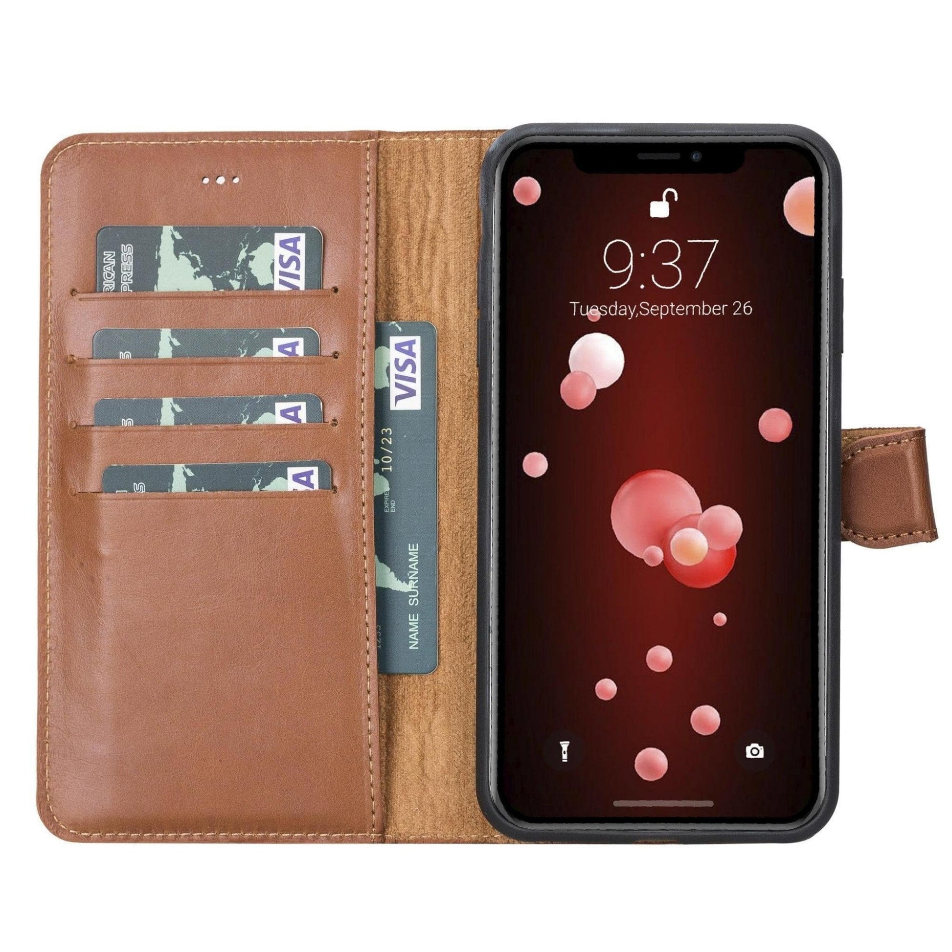 Casper iPhone XS Max Leather Wallet Case-1