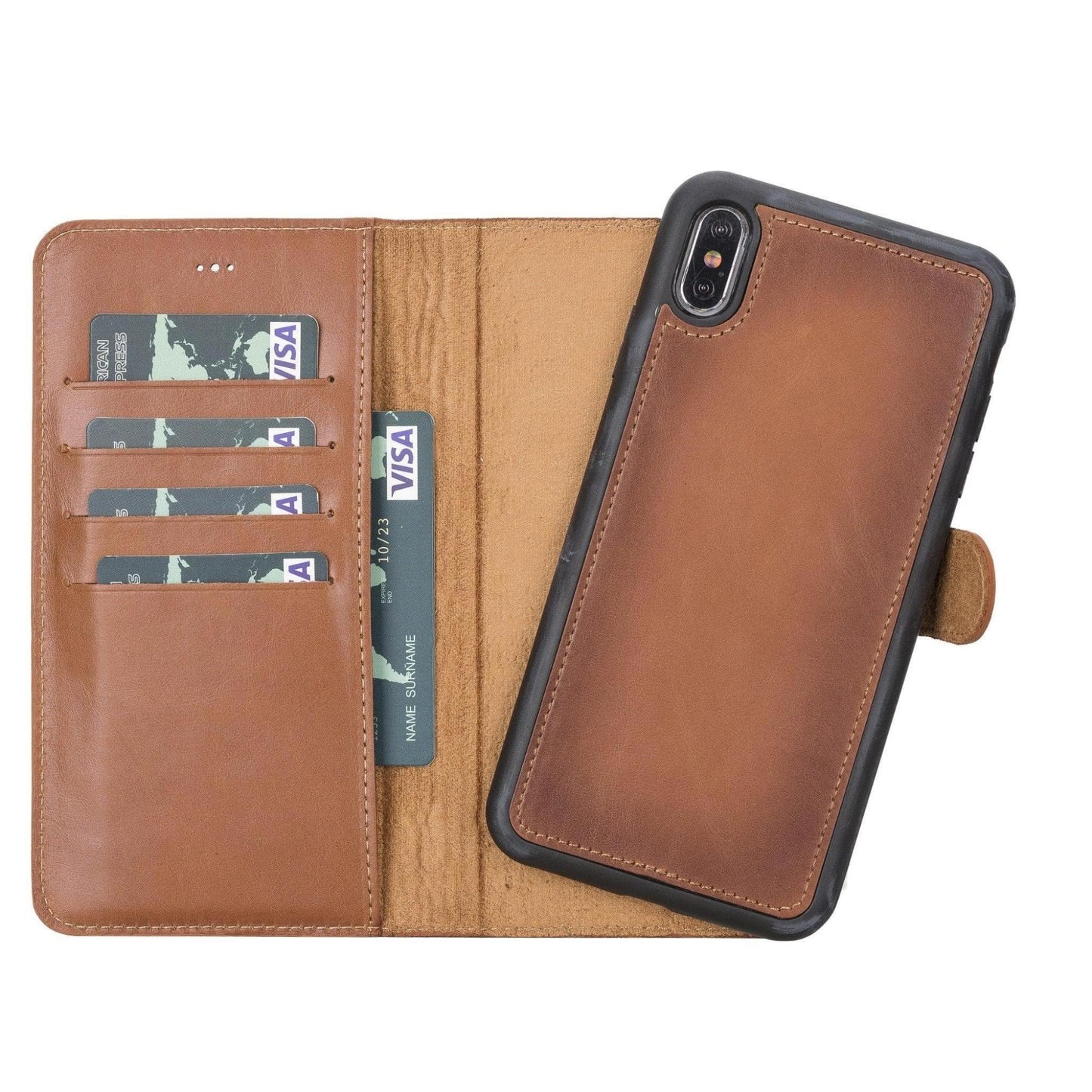 Casper iPhone XS Max Leather Wallet Case-2