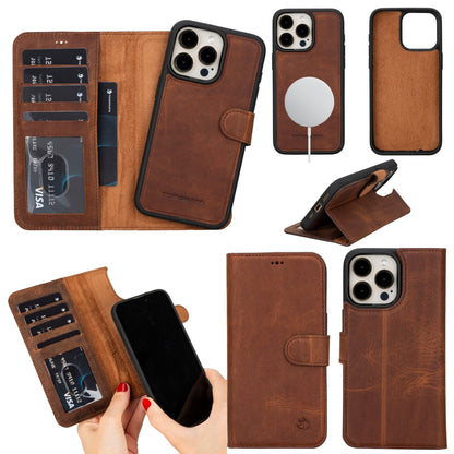 Casper Leather iPhone 15 Pro Wallet Case | MagSafe-5