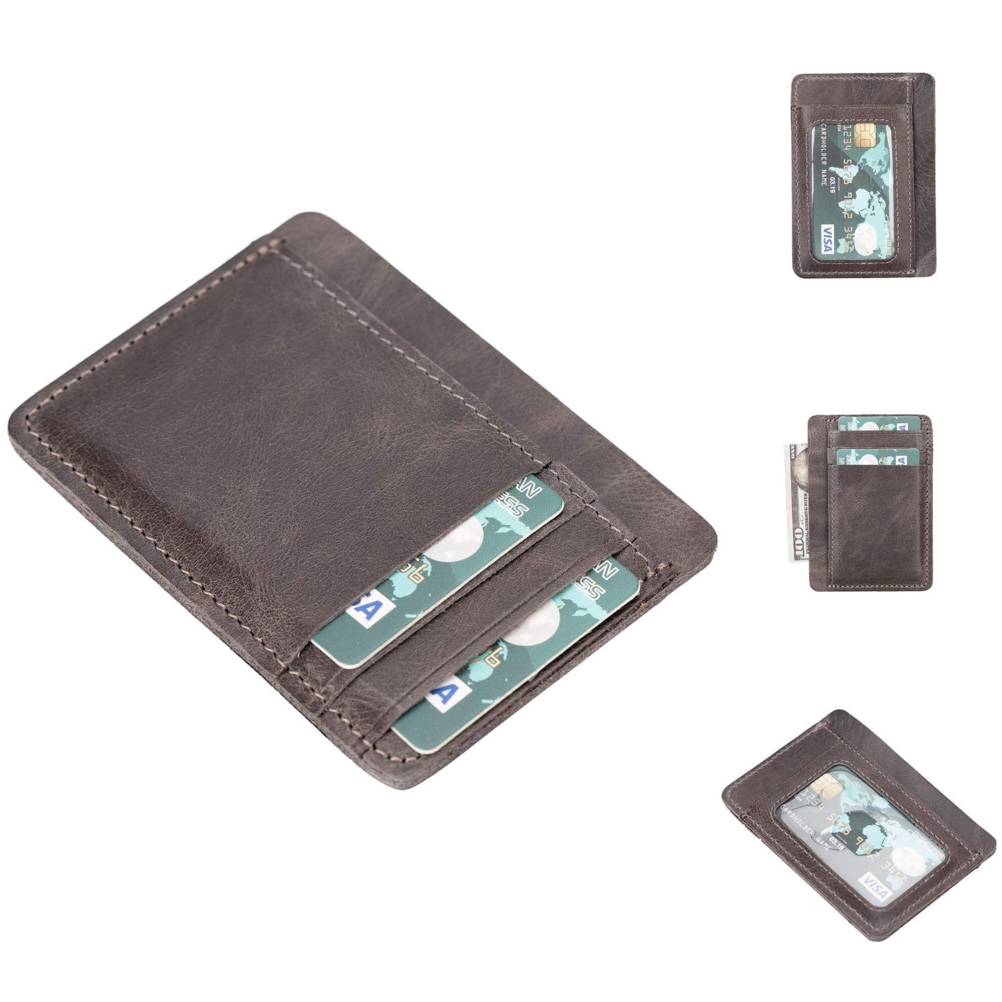 Cody Leather Card Holder and Wallet for Unisex-7