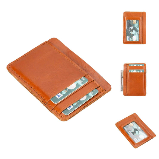 Cody Leather Card Holder and Wallet for Unisex-0