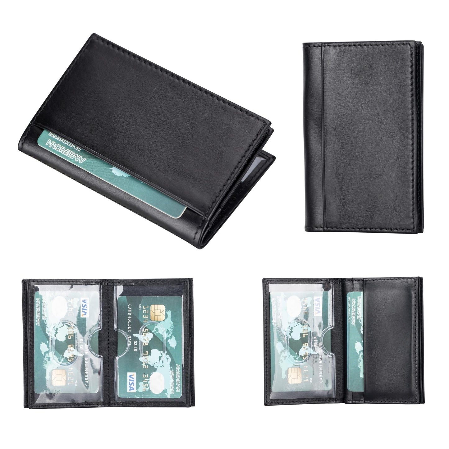 Denver Luxury Full-Grain Leather Cardholder for Men-5