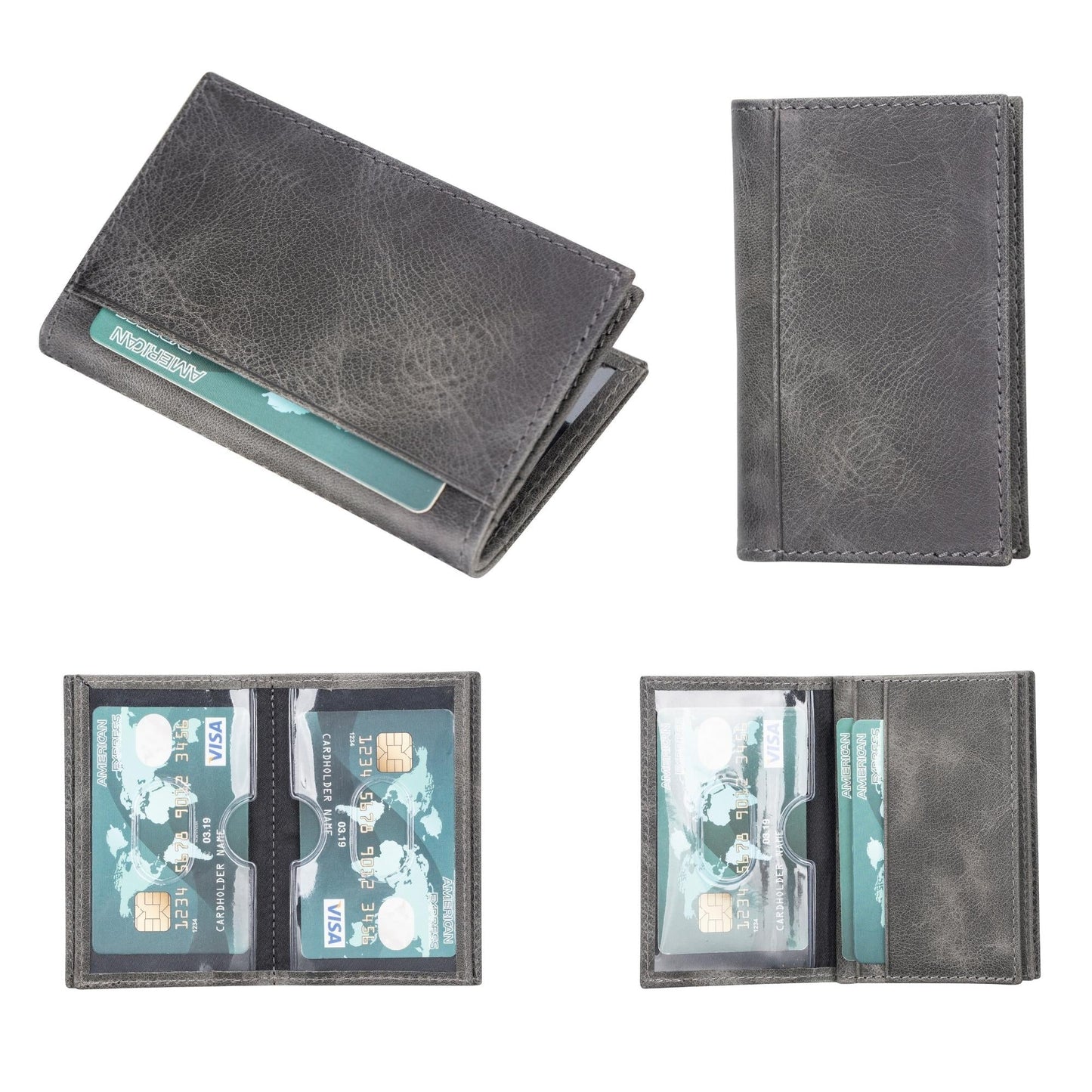 Denver Luxury Full-Grain Leather Cardholder for Men-8