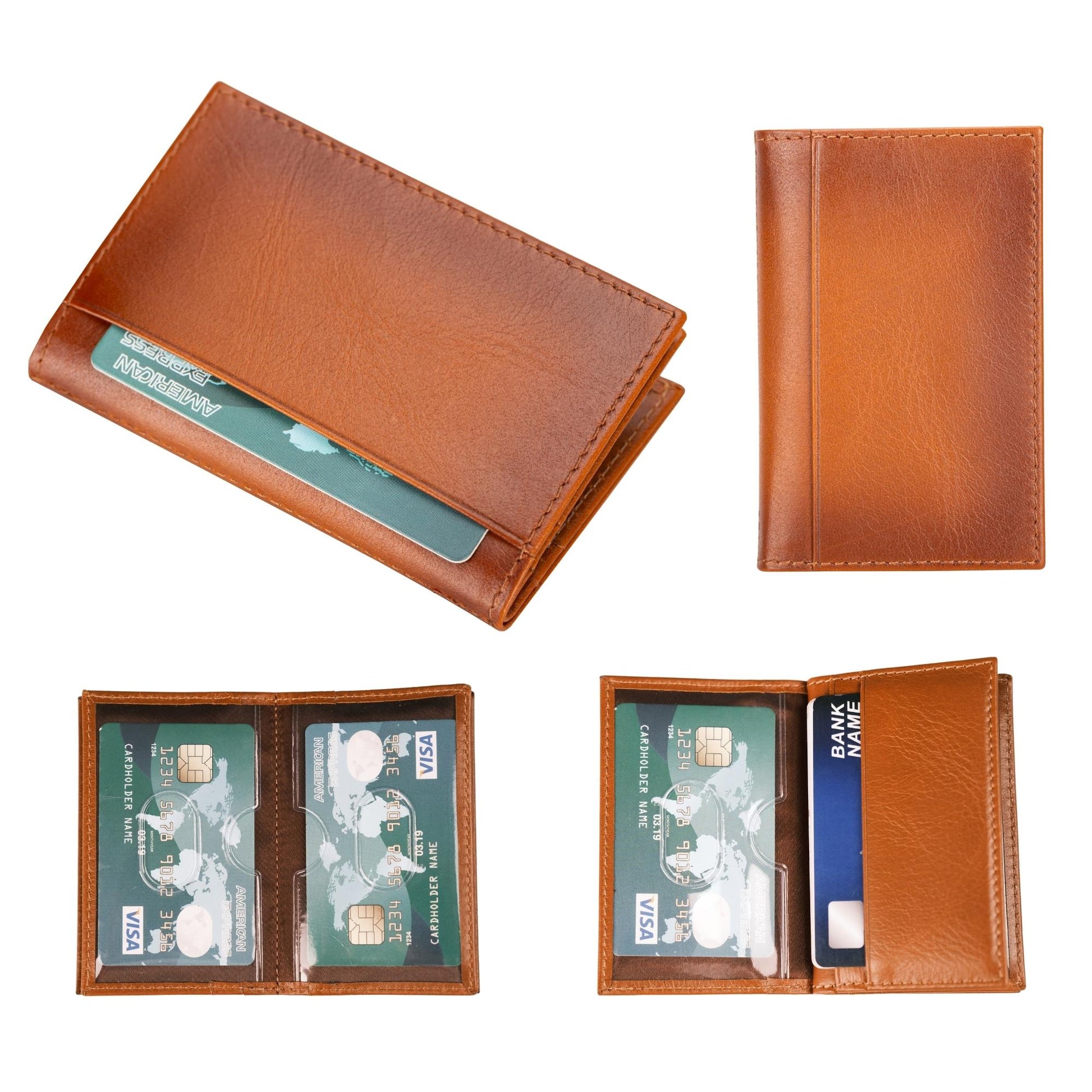 Denver Luxury Full-Grain Leather Cardholder for Men-0