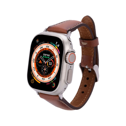 Evansville Slim Leather Bands for Apple Watch 9, Ultra 2 & SE-0
