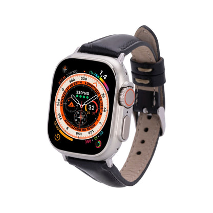 Evansville Slim Leather Bands for Apple Watch 9, Ultra 2 & SE-5