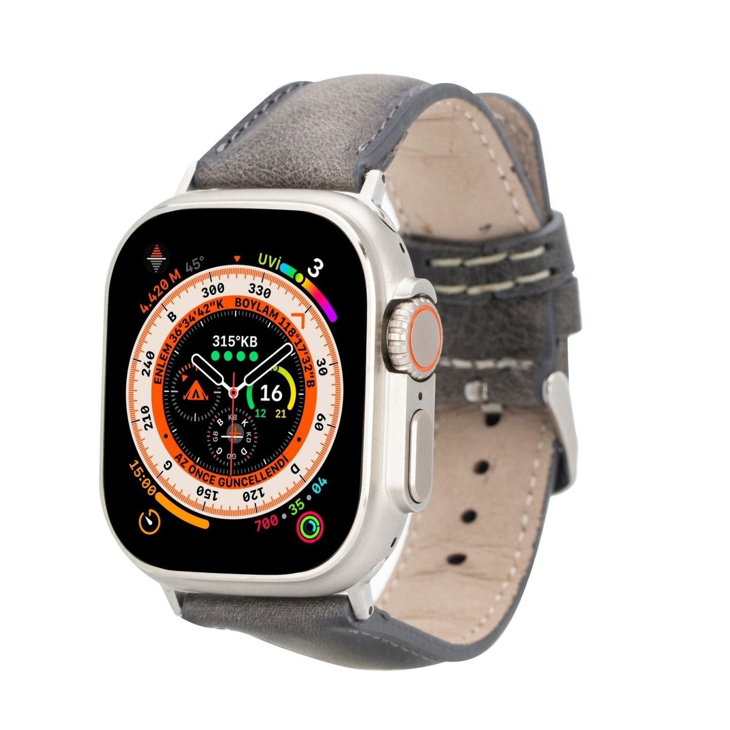 Guernsey Leather Bands for Apple Watch 9, Ultra 2 & SE-9