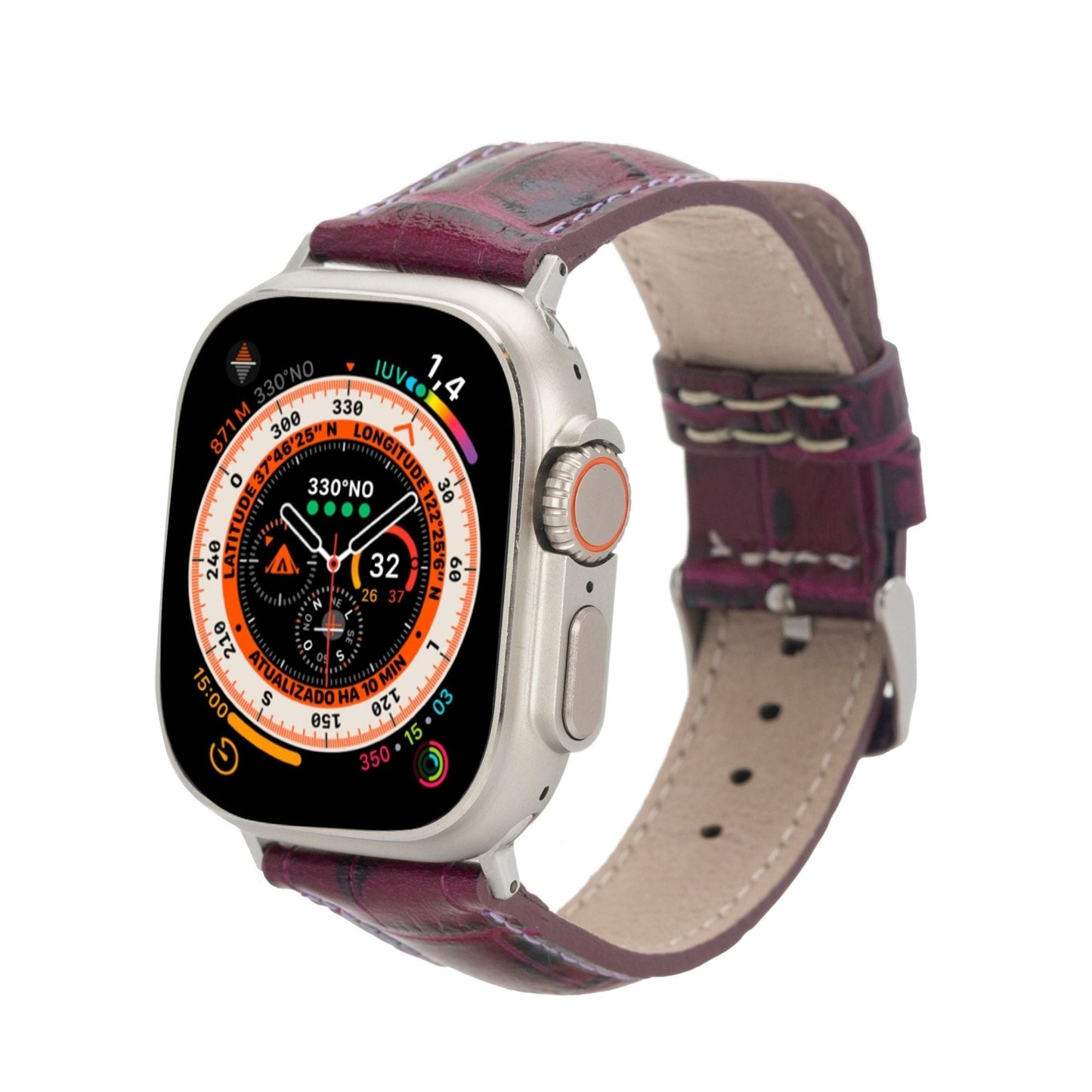Guernsey Leather Bands for Apple Watch 9, Ultra 2 & SE-11