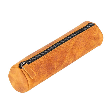 Handmade Genuine Cow Leather Pencil Case-3