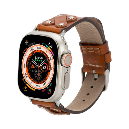 Hulett Leather Bands for Apple Watch 9, Ultra 2 & SE-5
