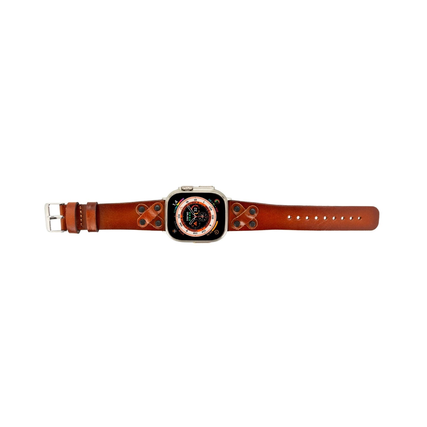 Hulett Leather Bands for Apple Watch 9, Ultra 2 & SE-3