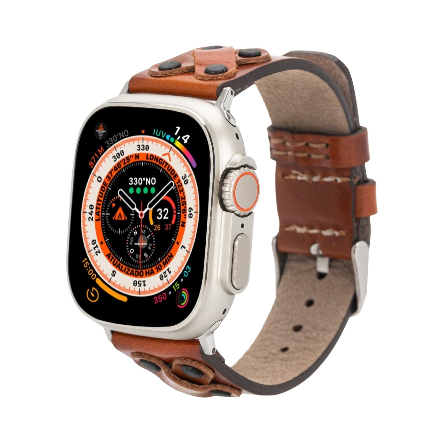 Hulett Leather Bands for Apple Watch 9, Ultra 2 & SE-0