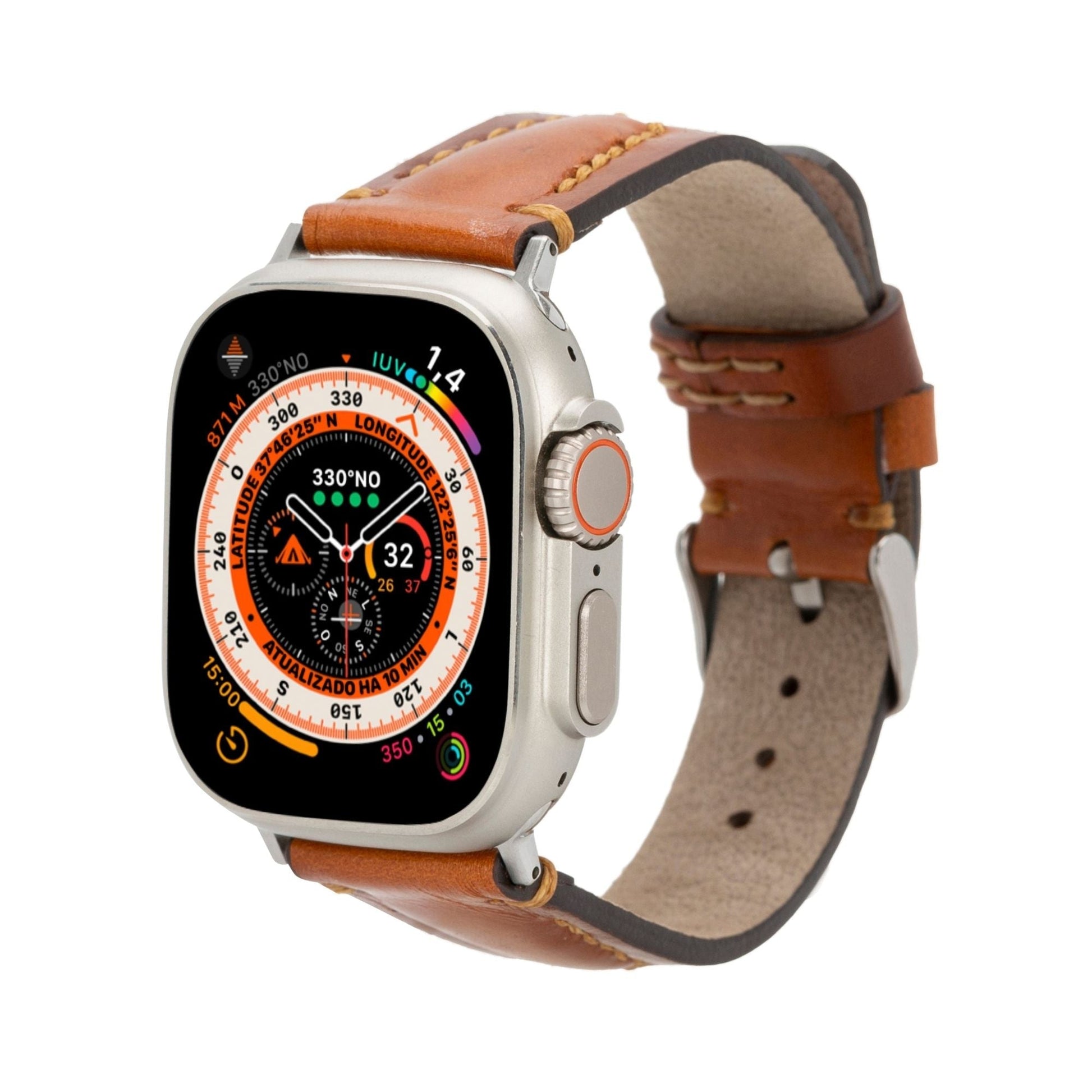 Jeffrey Leather Bands for Apple Watch 9, Ultra 2 & SE-0