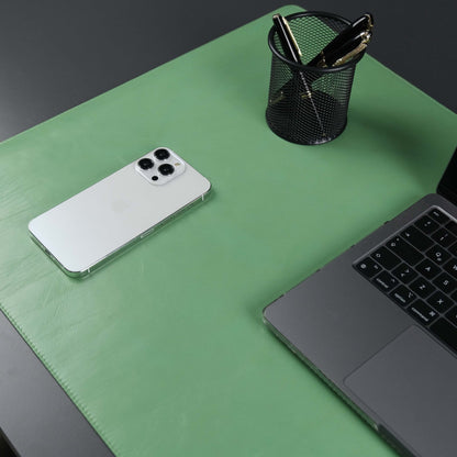 Jersey Green Leather Desk Pad for Office and Home-3