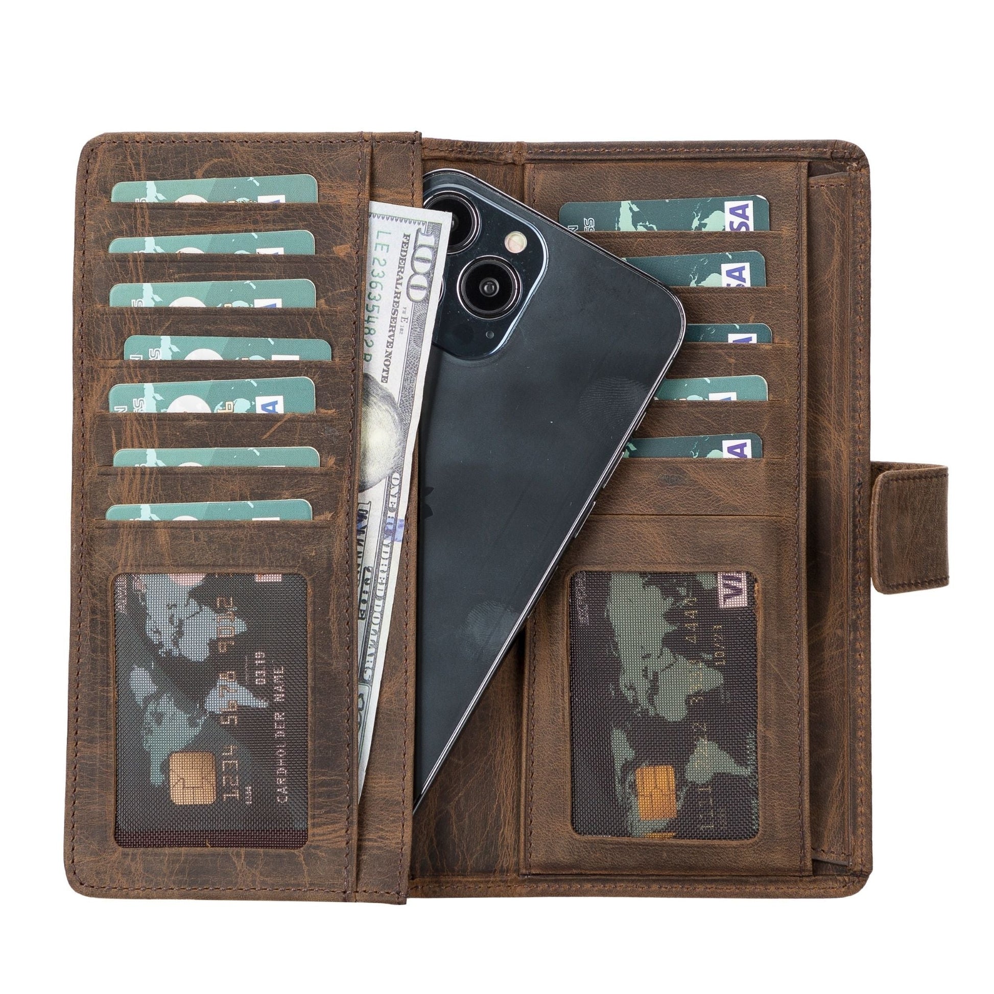 Lander Leather Phone Wallet and Multiple Card Holder for Women-5