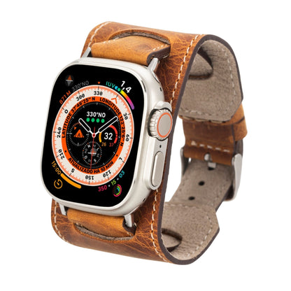 Moorcroft Cuff Leather Bands for Apple Watch-5