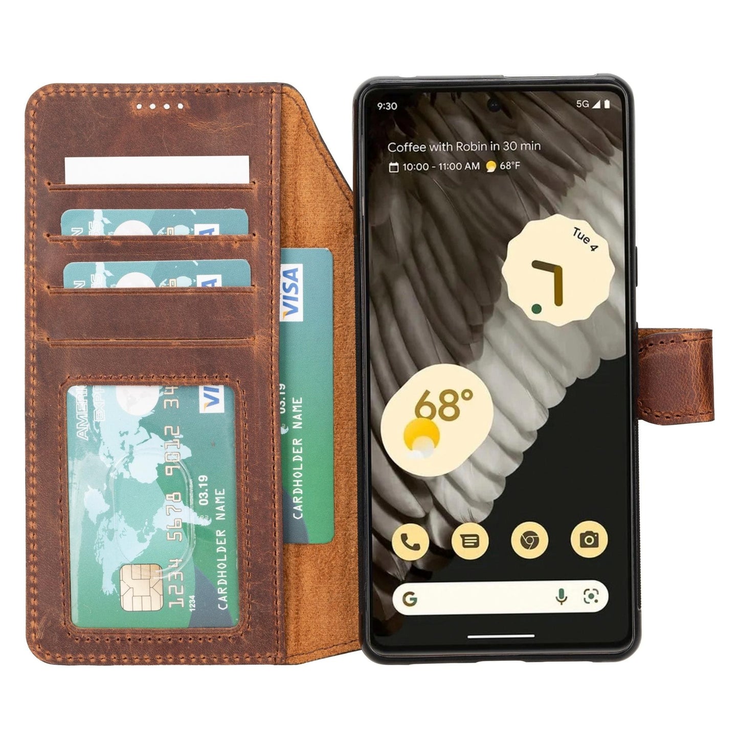 Sheridan Detachable Leather Google Pixel 8 Wallet Case-5