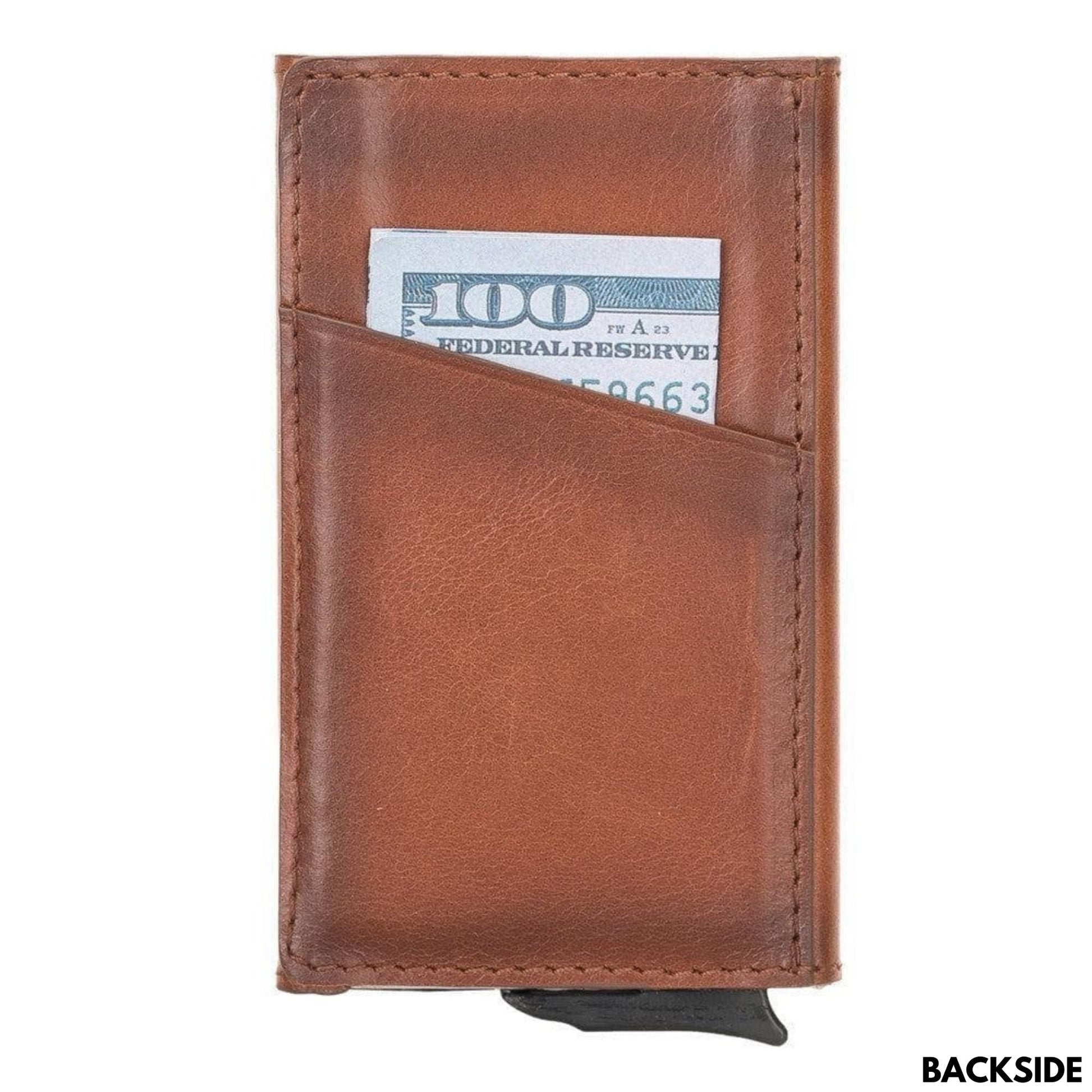 Telluride Leather Popup Cardholder for Men and Women-4