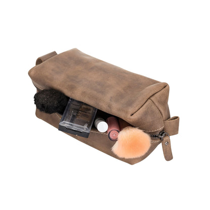 Thayne Cow Leather Makeup Bag for Women-8