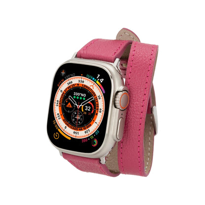 Vail Double Tour Leather Bands for Apple Watch 9, Ultra 2 and SE-7