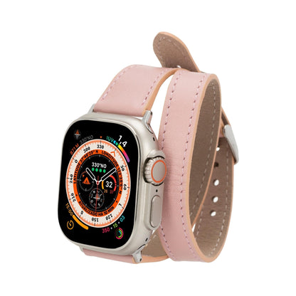 Vail Double Tour Leather Bands for Apple Watch 9, Ultra 2 and SE-4