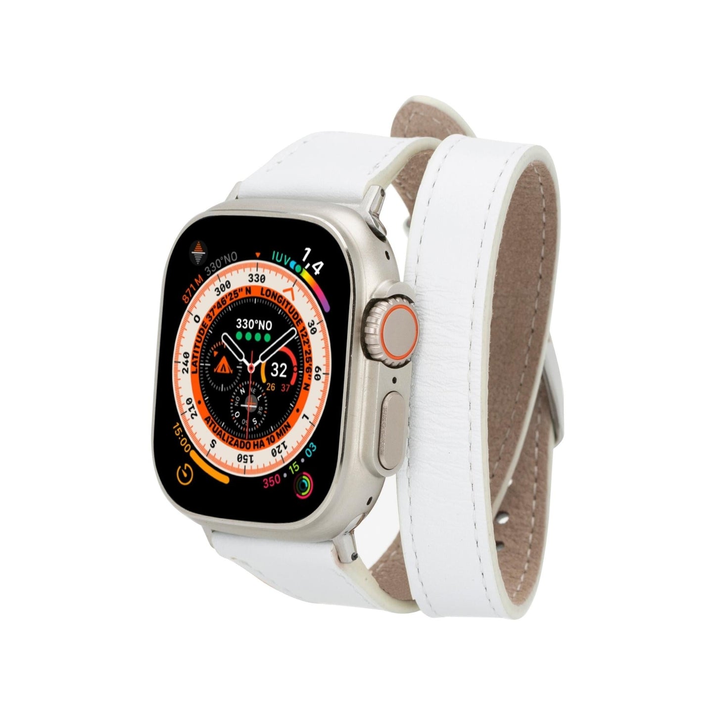 Vail Double Tour Leather Bands for Apple Watch 9, Ultra 2 and SE-15